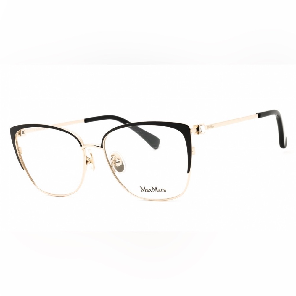 MaxMara Black and Gold Glasses (NWT)